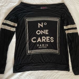 Annabelle Black and White Long Sleeve Tee